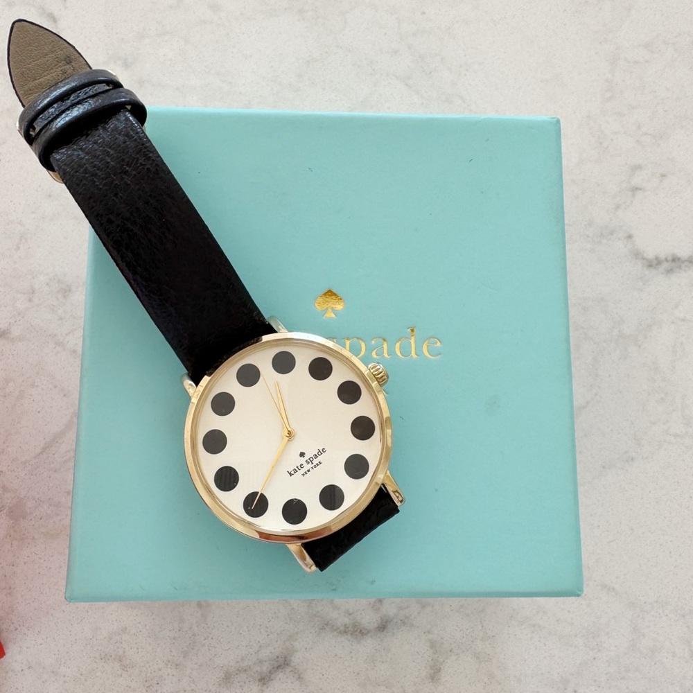Kate Spade Polka Dot Watch and Bracelets - Picture 2 of 3